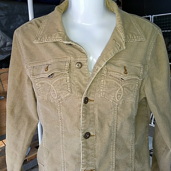 Paris blues Tan jacket women's size medium - Picture 1 of 4